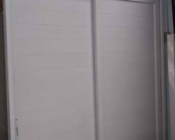 Porta de armário de alumínio 2 folhas